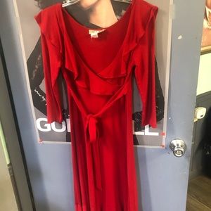 Red dress
